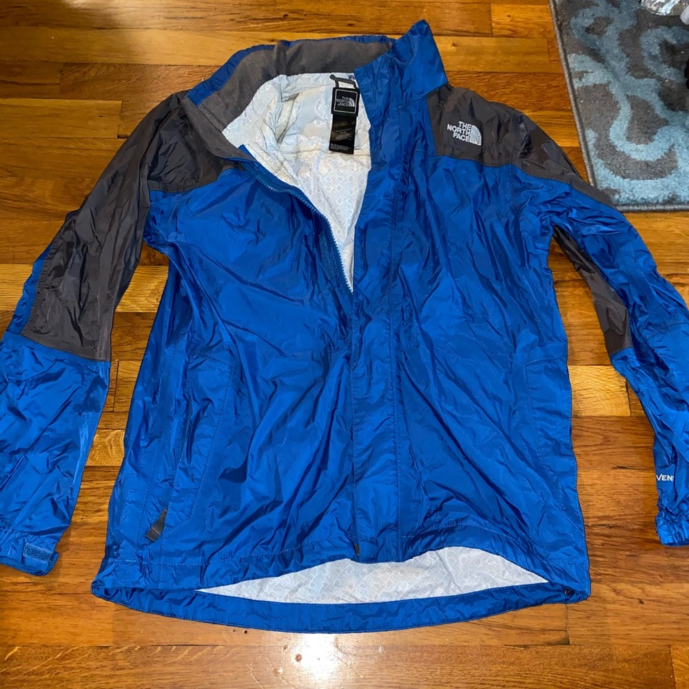 North Face rain coat